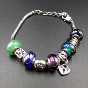 Cute 9 Inch Unique Color Stones Pet Love Bracelet